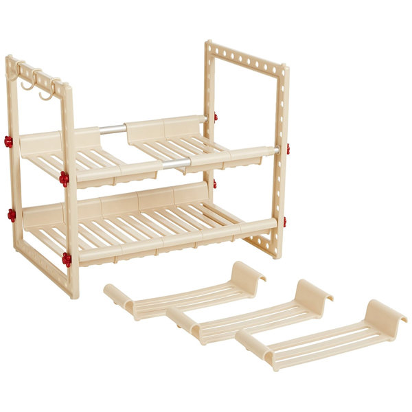 Rebrilliant Plastic Adjustable Shelving Rack & Reviews Wayfair